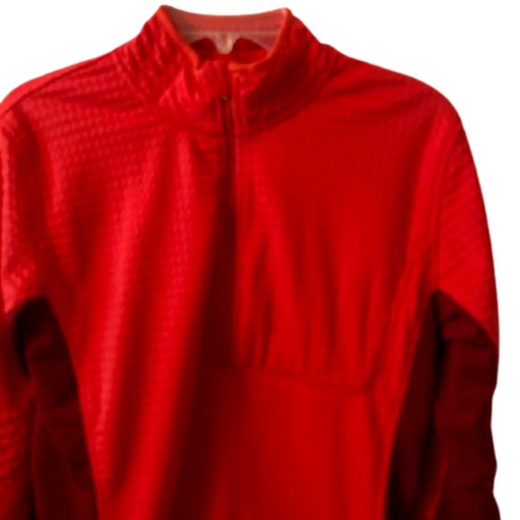 Nike Sphere Thermal 1/2 Zip Hi Viz Red/Orange - L - Picture 2 of 8